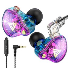 QKZ AK6 Pro Wired IEM for Gaming Earbuds with MIC, in Ear Monitor Headphones,...