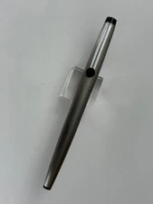 Vintage Rare LAMY 26P Fountain Pen Brushed Steel EX-Fine nib W.-Germany, Great