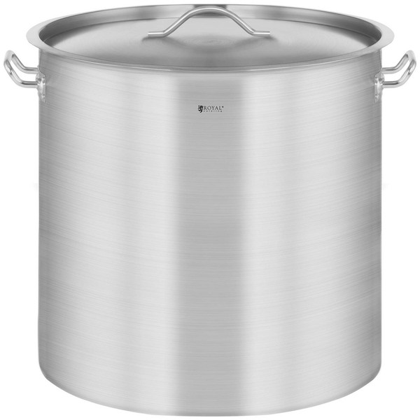 Edelstahl Kochtopf Induktion Topf Suppentopf Universaltopf 36 L Ø 36 Cm Deckel-image