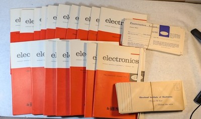 17 1970 Cleveland Institute of Electronics Training Books in Original Box