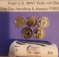 2025 "S" MINT American Women Quarter 5 Coin ship free Low Mintage $12