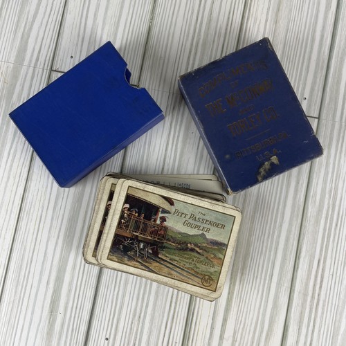 1939 McCONWAY and TORLEY VINTAGE COMPLETE PLAYING CARD SET, PITTSBURGH, PA.