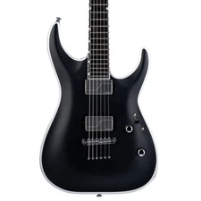ESP LTD MH-1000NT Electric Guitar, Ebony Fingerboard, Black Satin