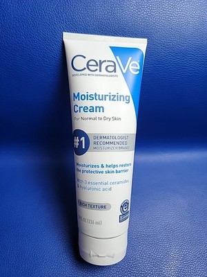 CeraVe Moisturizing Cream for Normal to Dry Skin Rich Texture 8oz 236ml