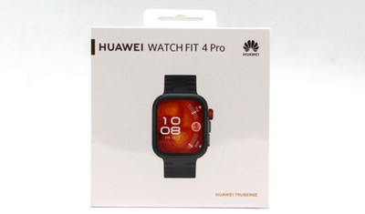 Huawei Watch Fit 4 Pro Schwarz /Black Fluorelastomer-Armband SYA-B29 Neu & OVP