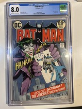 Neal Adams Batman #251 Joker Comic DC Vintage CGC 8.0