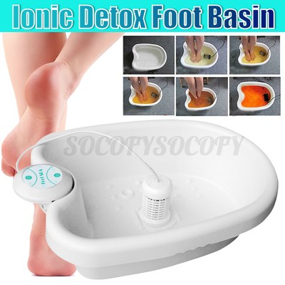 Personal Care Ionic Detox Foot Basin Bath Spa Cleanse Machine Array Health 24W