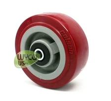 HIGH QUALITY WHEEL BY COLSON, 5"X2", 1/2" AXLE, SHELVES, FLOOR SCRUBBERS, CARTS