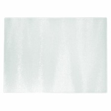 12pcs/pack Sublimation Blanks Tempered Glass Cutting Board White Coating Rough