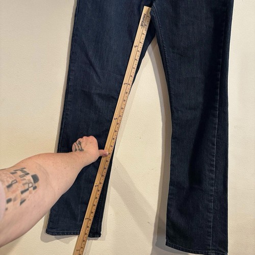 Volcom Mens Vorta Slim Straight Jeans 31x 30 Blue Medium Wash Denim Nice - Picture 3 of 8