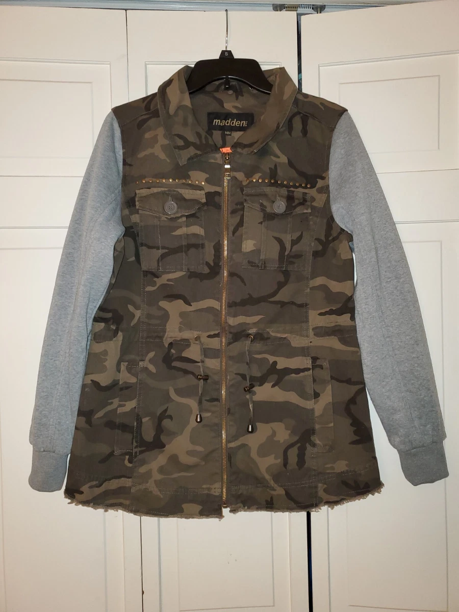 Knit sleeve utility jacket clearance