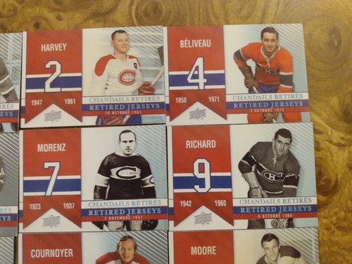 Montreal Canadiens Retired Jersey Magnets -Upper Deck Centennial- Plante/Dryden - Picture 10 of 17