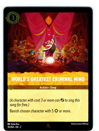 Disney Lorcana Fabled Powerline World's Greatest Rock Star 110/204