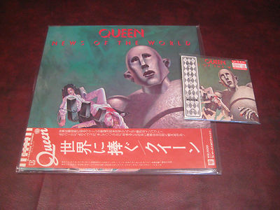 Queen レコード 4枚セット QUEEN NEWS OF WORLD VERIFIED JAPAN OBI VINYL P10430 + 04 TOSHIBA