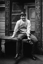 French actor Jacques Perrin in France 1960 OLD PHOTO