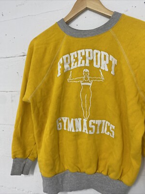 Vintage Flock Print Sweatshirt Tri Color 60's 70's Rare Flocky | eBay