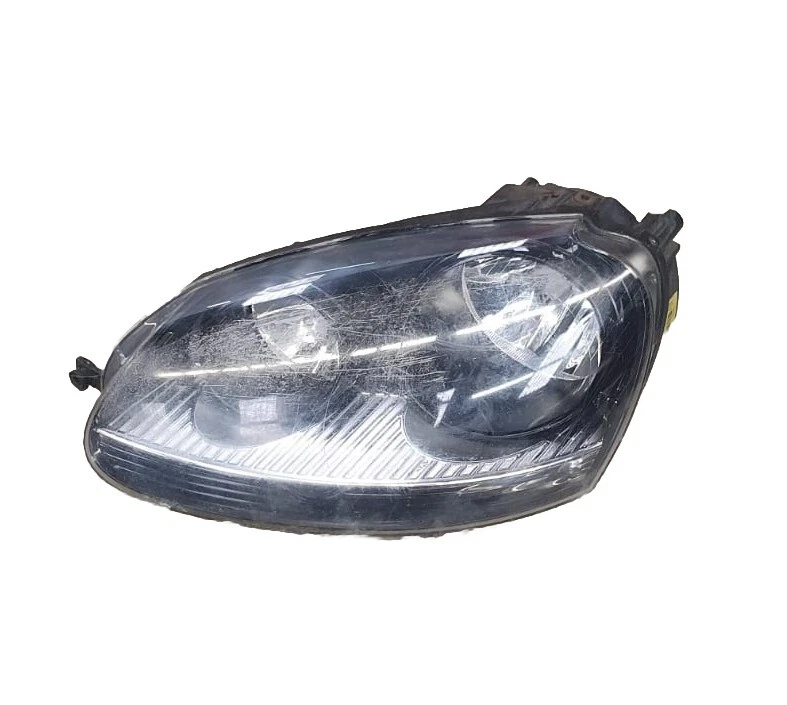 Faro izquierdo pasajero negro original Volkswagen Golf MK5 GTi 2004-2008 Foto 2 de 4