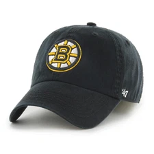 Boston Bruins '47 Brand Black Fitted Franchise Hat