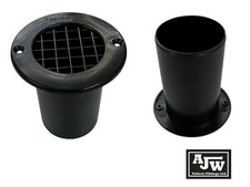 AIR VENTS, BLACK OR BEIGE 75MM X 75MM GAS DROP OUT FLOOR MOTORHOME CAMPERVAN