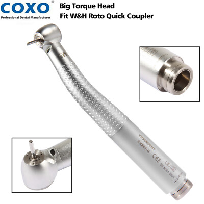 Pieza De Mano Dental De Alta Velocidad COXO Fibra óptica, Turbina Para Kavo NSK, Acoplamiento LED 6 Agujeros, YUSENDENT