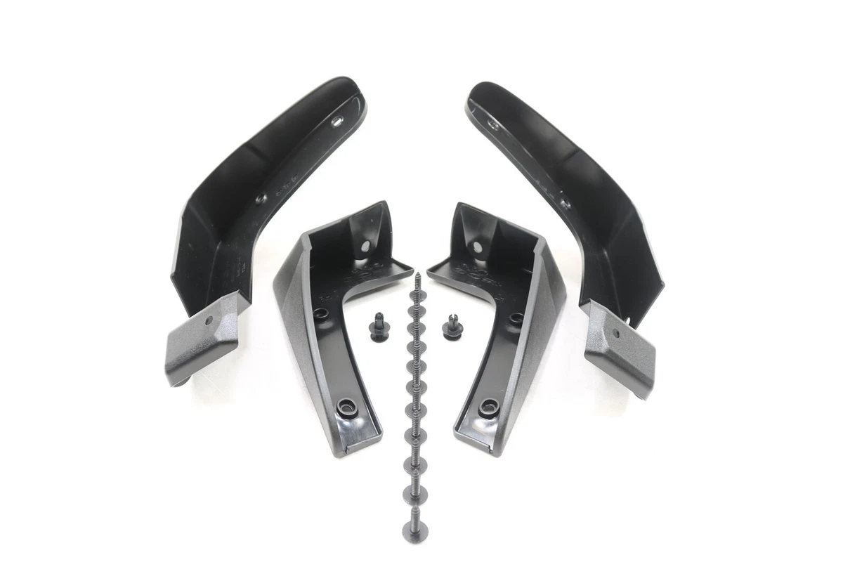 Juego De 4 Salpicaderos (guardabarros) Para Hyundai Elantra Sedán - Delanteros Y Traseros - Negro Mate, Incluye Tornillos