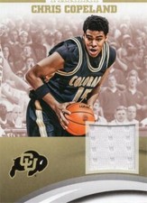 Chris Copeland player worn jersey patch basketball card 2016 Panini Team #CCCU