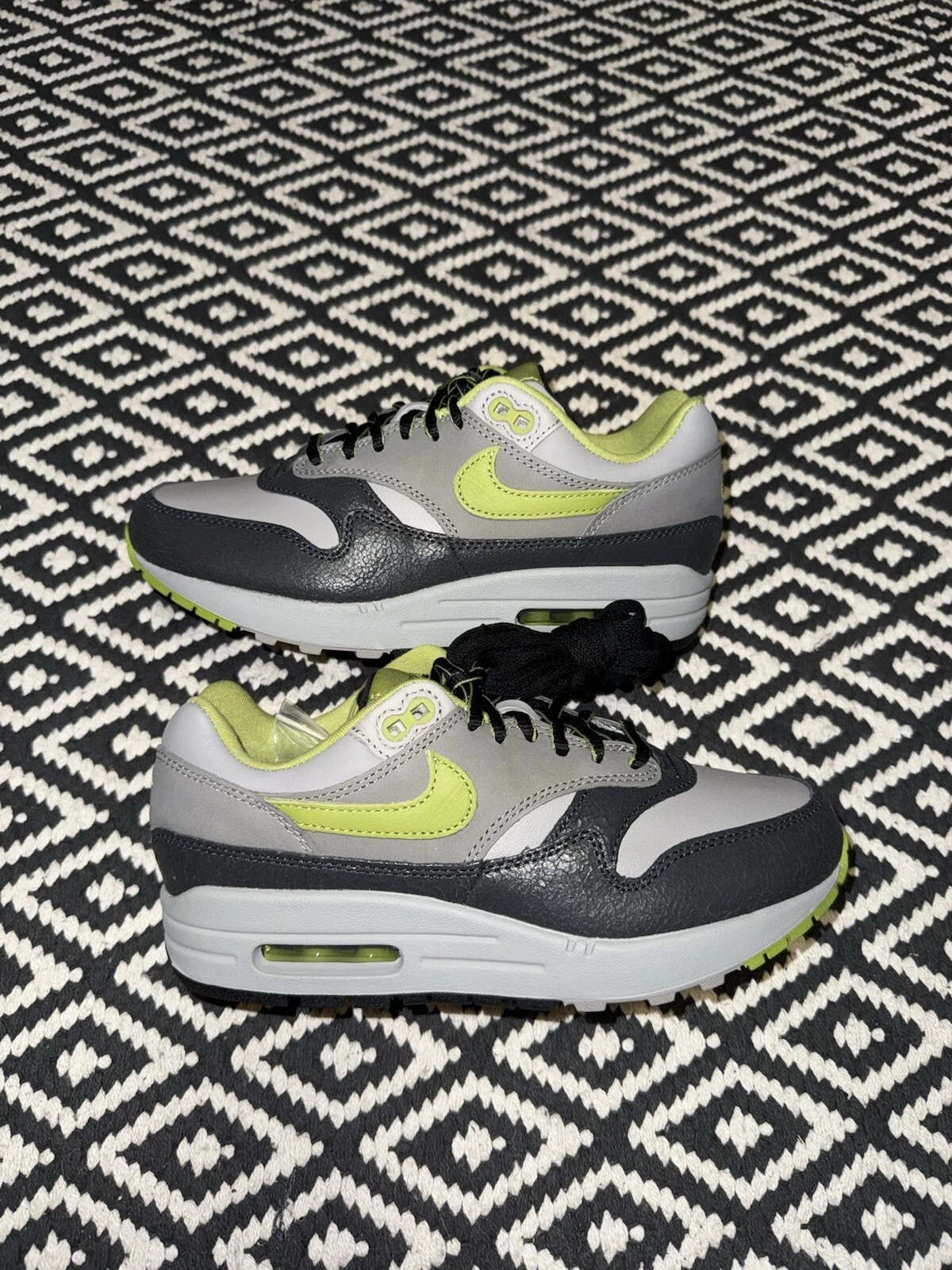 Nike Air Max 1 Scarpe da Ginnastica SP x Huff VERDE PERA Taglia UK 5.5 HF3713 002