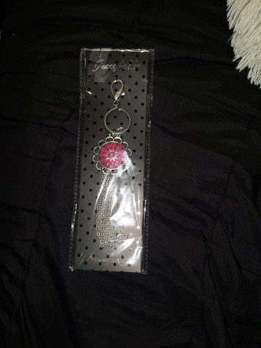 BN GRACE ADELE ROSA "MARGHERITA" CLIP-ON PORTACHIAVI BORSA BLING BAG ACCESSORIO - Foto 8 di 8