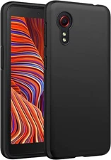 For SAMSUNG GALAXY XCOVER 5 BLACK SHOCKPROOF CASE BLACK HEAVY DUTY COVER TPU GEL