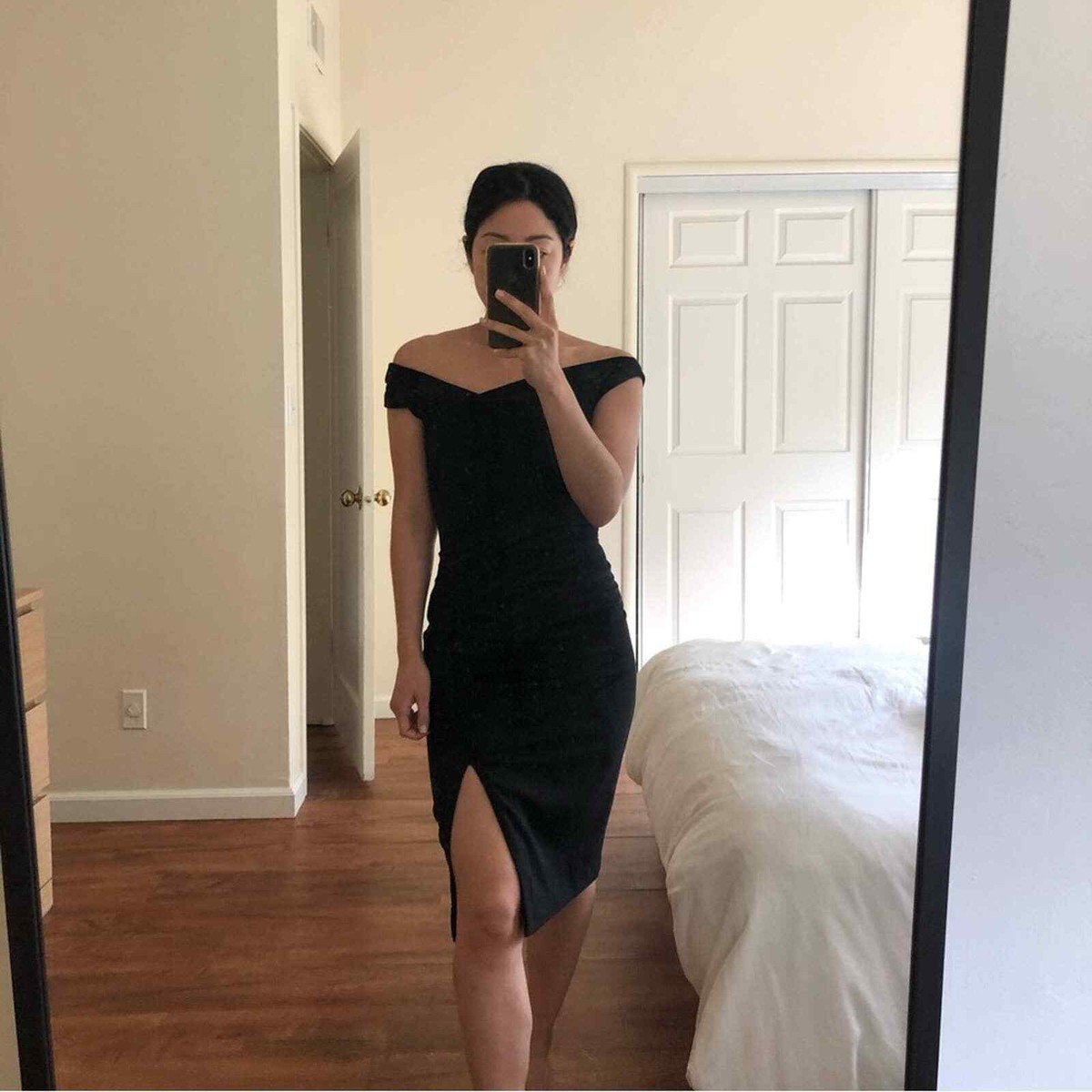 white top black skirt dress Black and White Pleated Fancy Long A- line Skirt Tube Top – Mega Mart Center