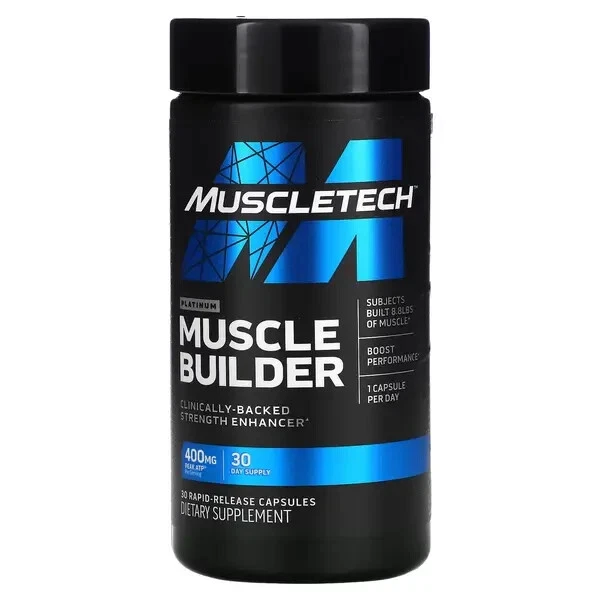 MuscleTech, Platinum Muscle Builder, *60 Rapid-Release Capsules DOUBLE SIZE 60*