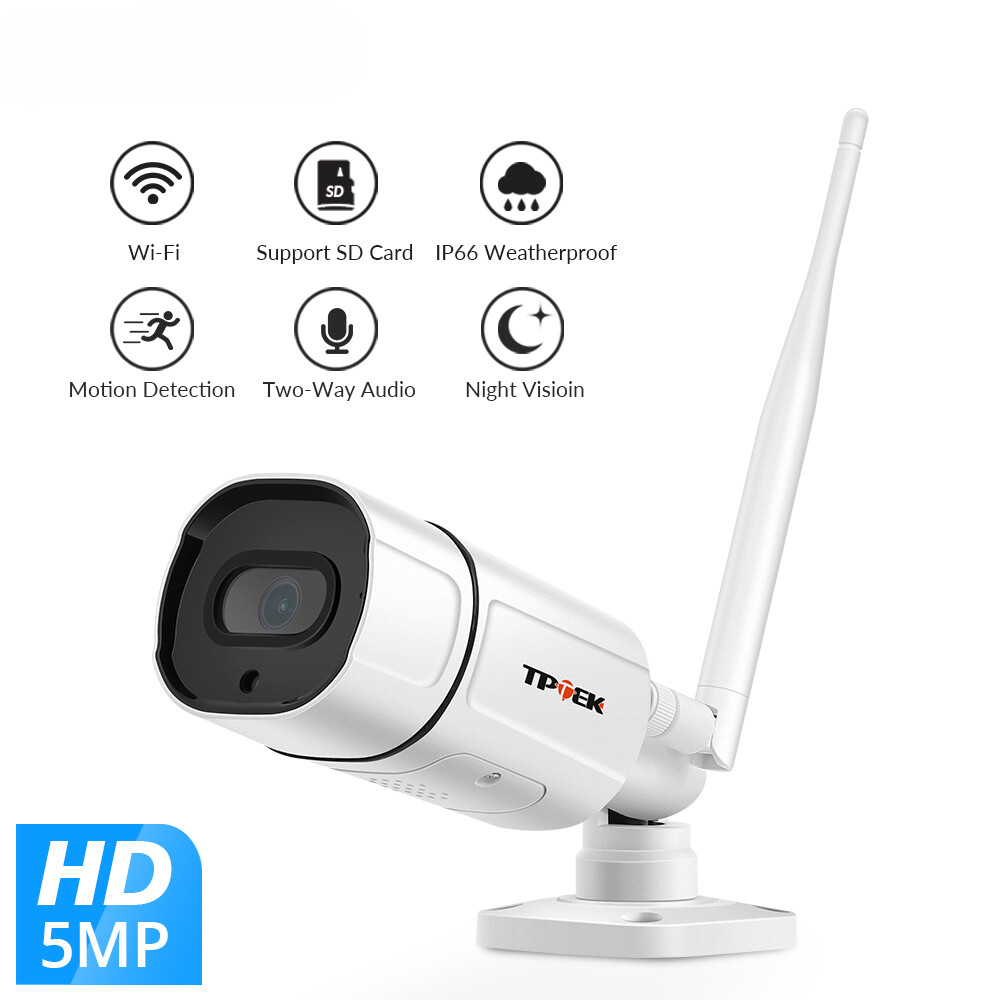 5MP HD Outdoor WiFi IP Camera 1080P Wireless Security CCTV Video Surveillance US