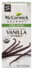 McCormick Gourmet Organic Premium Pure Vanilla Extract 2 FL OZ