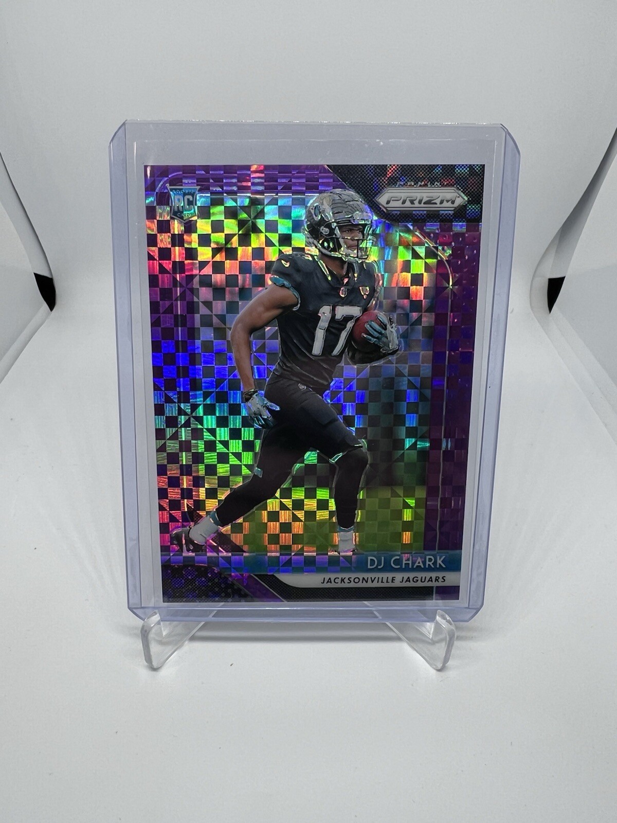 #/49 DJ Chark RC 2018 Prizm PURPLE POWER Prizm #223 Rookie Jaguars