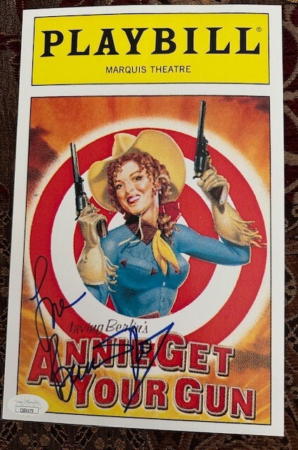 Actress and Singer Bernadette Peters Autographed Item (JSA)