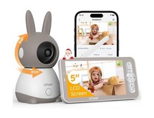 ieGeek Baby Monitor with 2K HD Resolution, Pan-Tilt-Zoom Video Baby Monitor C...