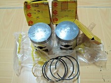 Suzuki T200 TC200 Piston&Ring Set 1.00 NOS Genuine P/N 12110-10710 &12140-10740