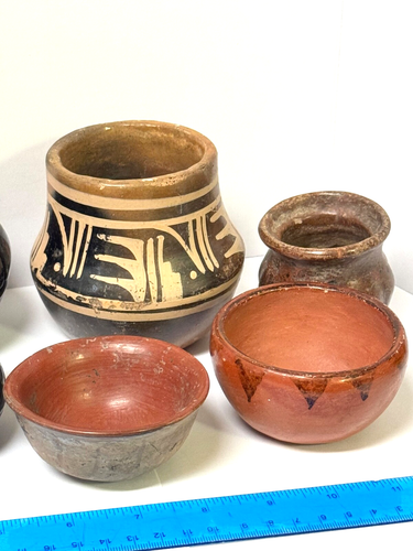 LOT: Native American Pottery Small Pieces, Santa Clara, Mexico, Pre-Columbian? - Picture 4 of 4