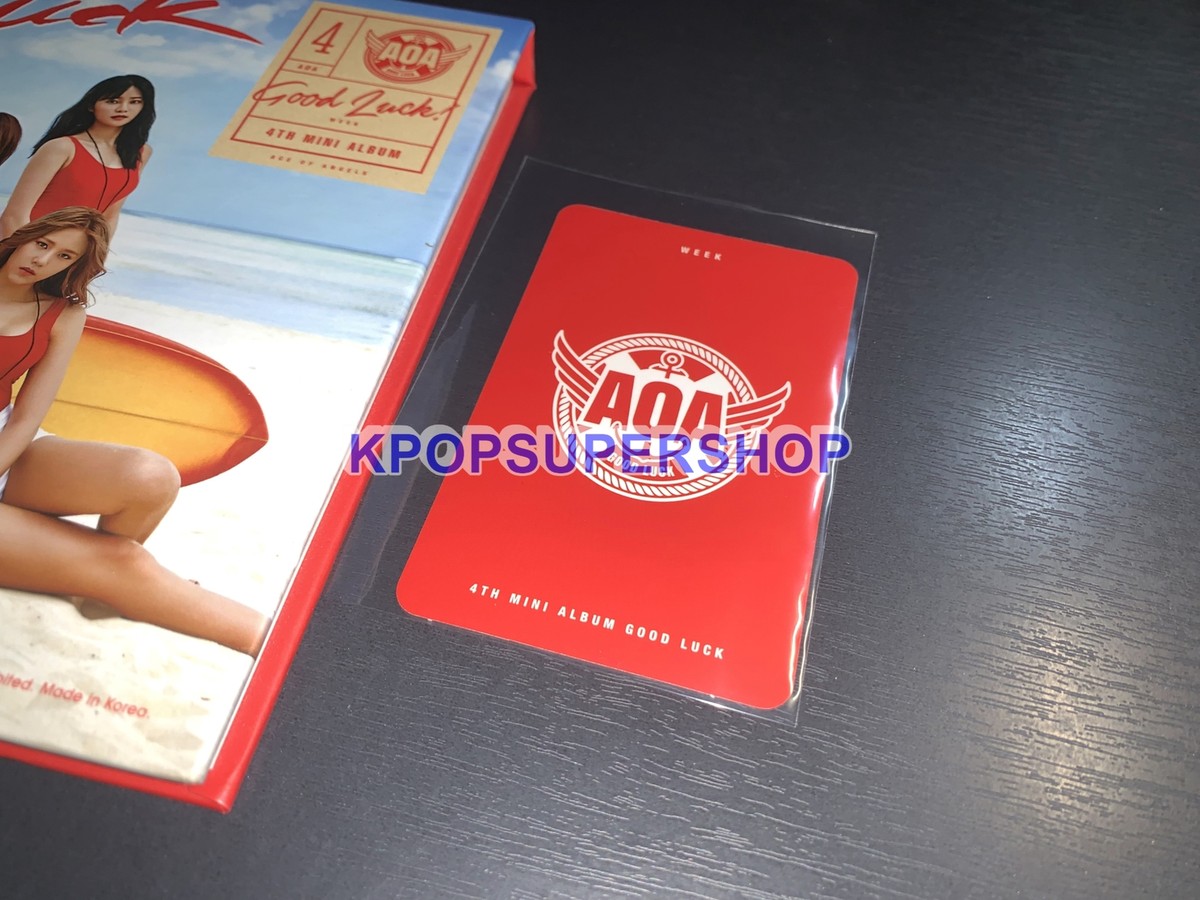 AOA 4th Mini Album Good Luck Week Ver. CD Great Yuna Photocard