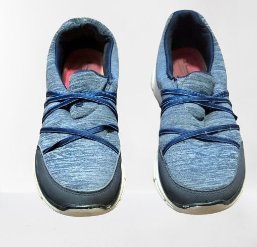 CHAMPION Women's Slip On Size Memory Foam Blue Mule Walking