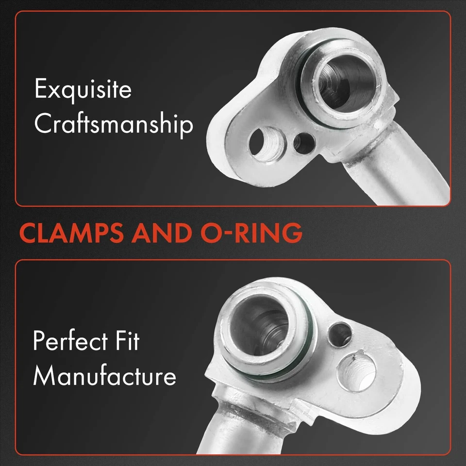 2x Línea de descarga y succión de aire acondicionado para Land Rover Discovery 1999-2004 V8 4,0 L 4,6 L Foto 4 de 4