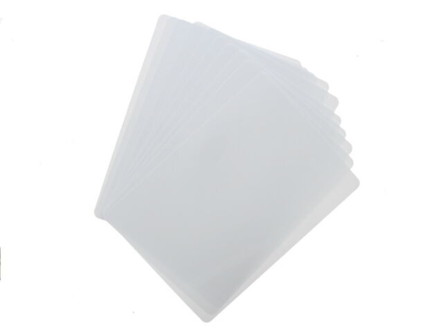 Adboards A4 Flexible Literacy Numeracy Whiteboard Dry Wipe Lap Board 10 Pack