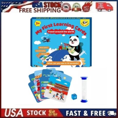 Panda Juniors My First Learning Cards (Travel Around the World)