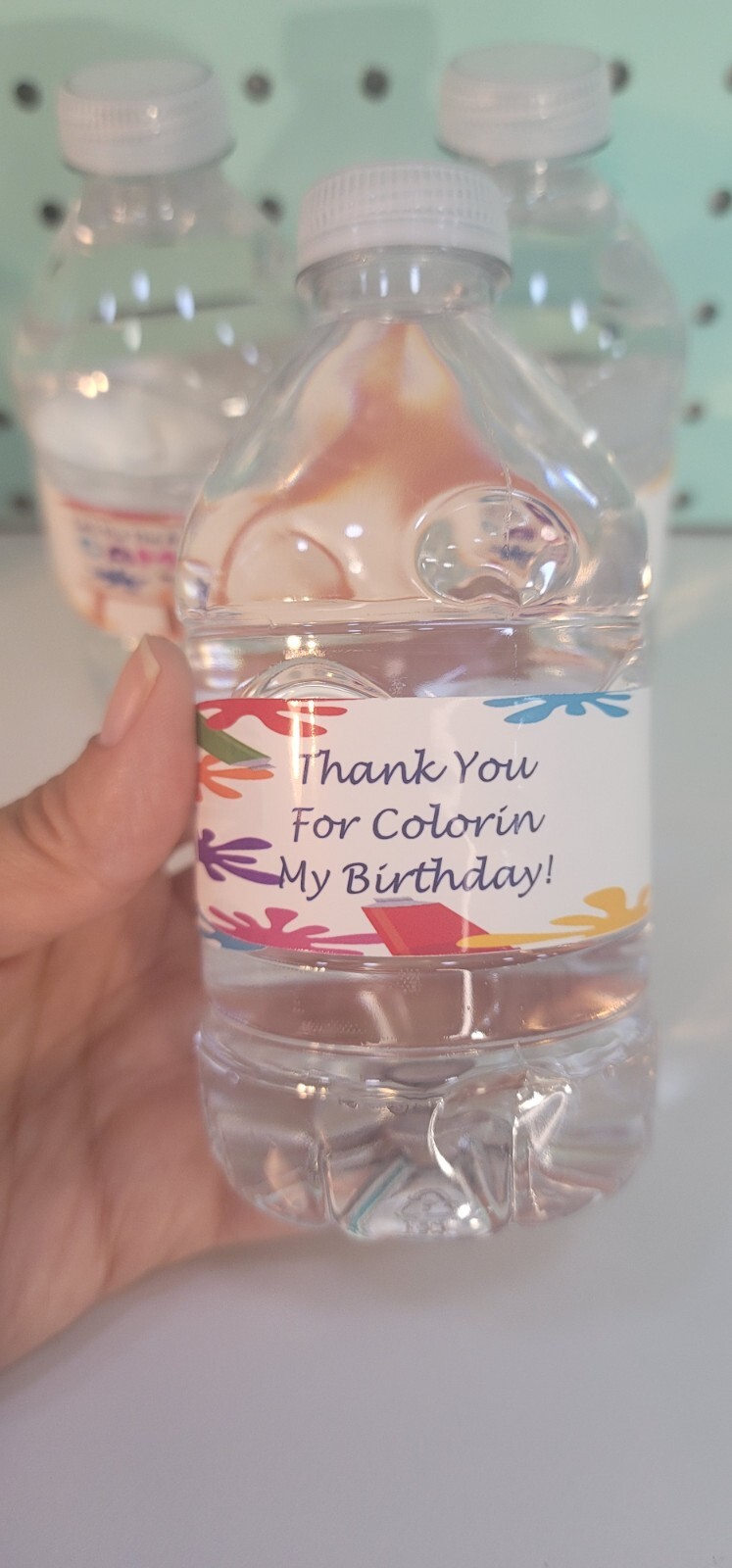 12 Art Personalized Water Bottle Labels