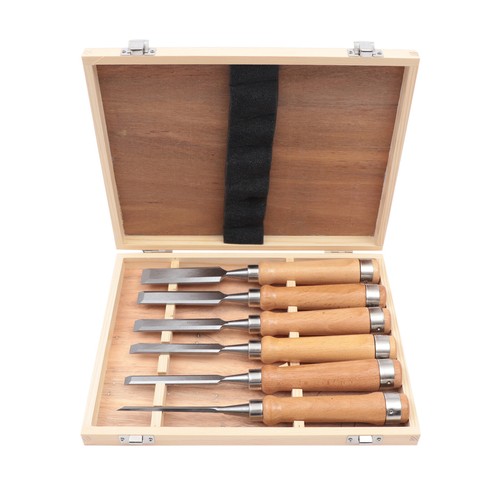 6PCS Wood Carving Tools CRV Steel Tools 