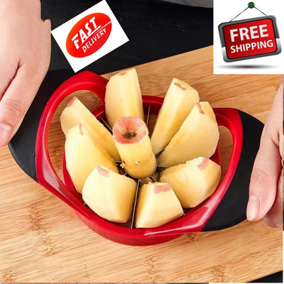 1pc Stainless Steel Apple Slicer & Corer   Super Sharp Apple Cutter Peeler Tool