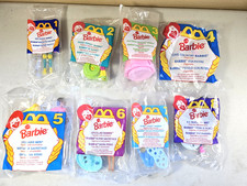 VINTAGE 1994 McDonald's Happy Meal Toys BARBIE Complete set of 8 UNOPENED