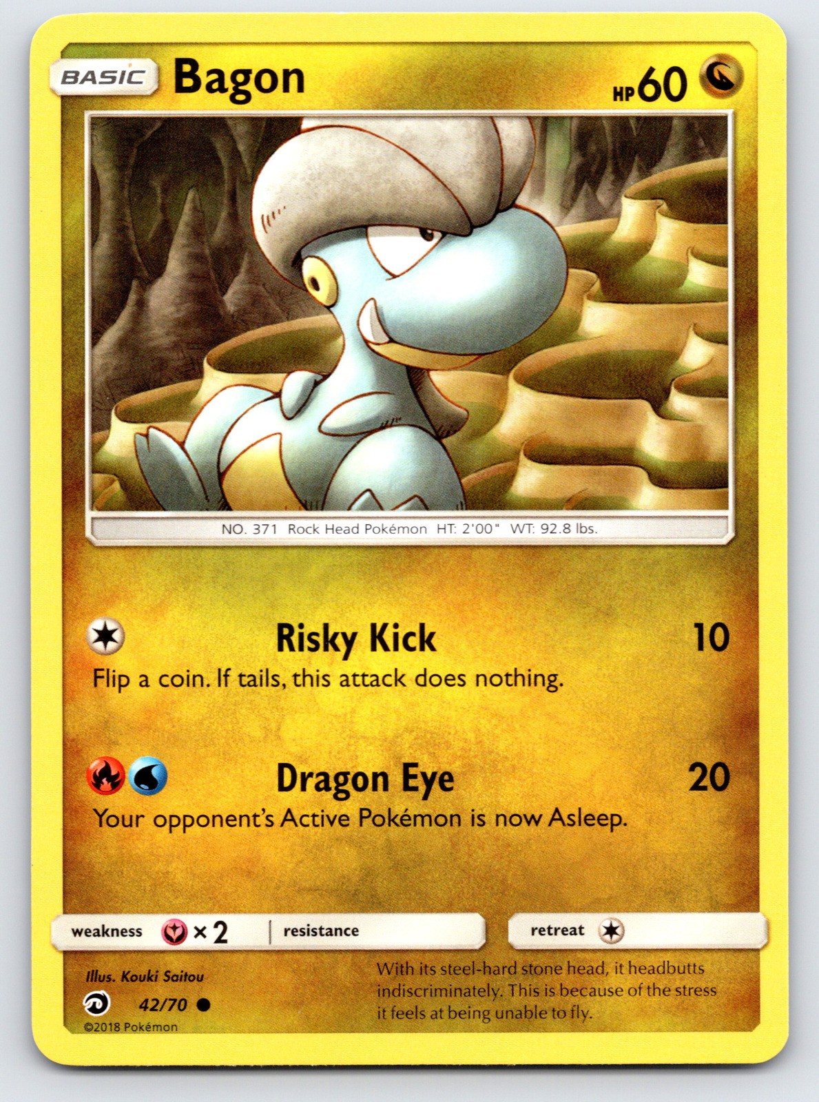 Bagon - Dragon Majesty 42/70 - LP Condition