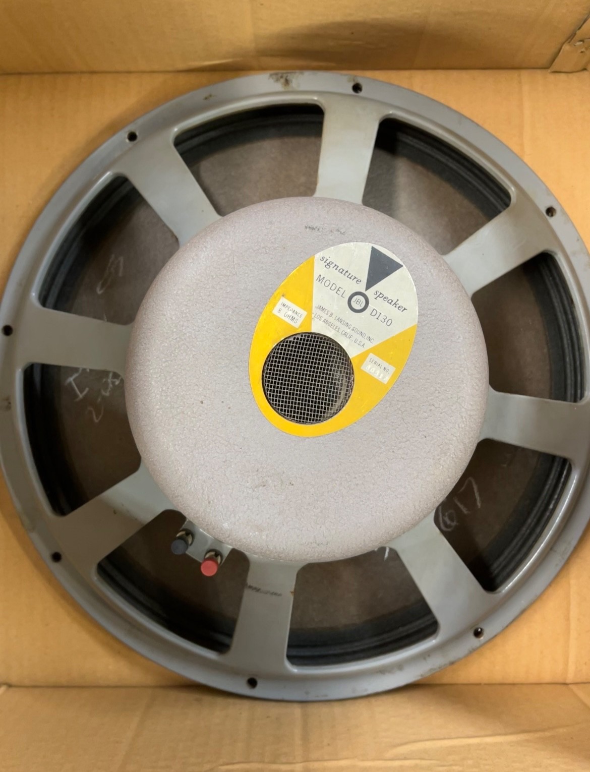 JBL D130 vintage audio equipment - eBay listing photo 3