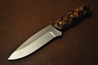 Handmade Custome Stainless Steel J2 knife Beautiful Resin Handle With Cover 169 — photo 2